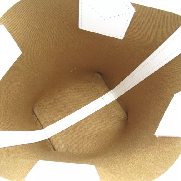 BURBERRY mini london 2way Shoulder crossbody Bag canvas leather Beige - Picture 3 of 7